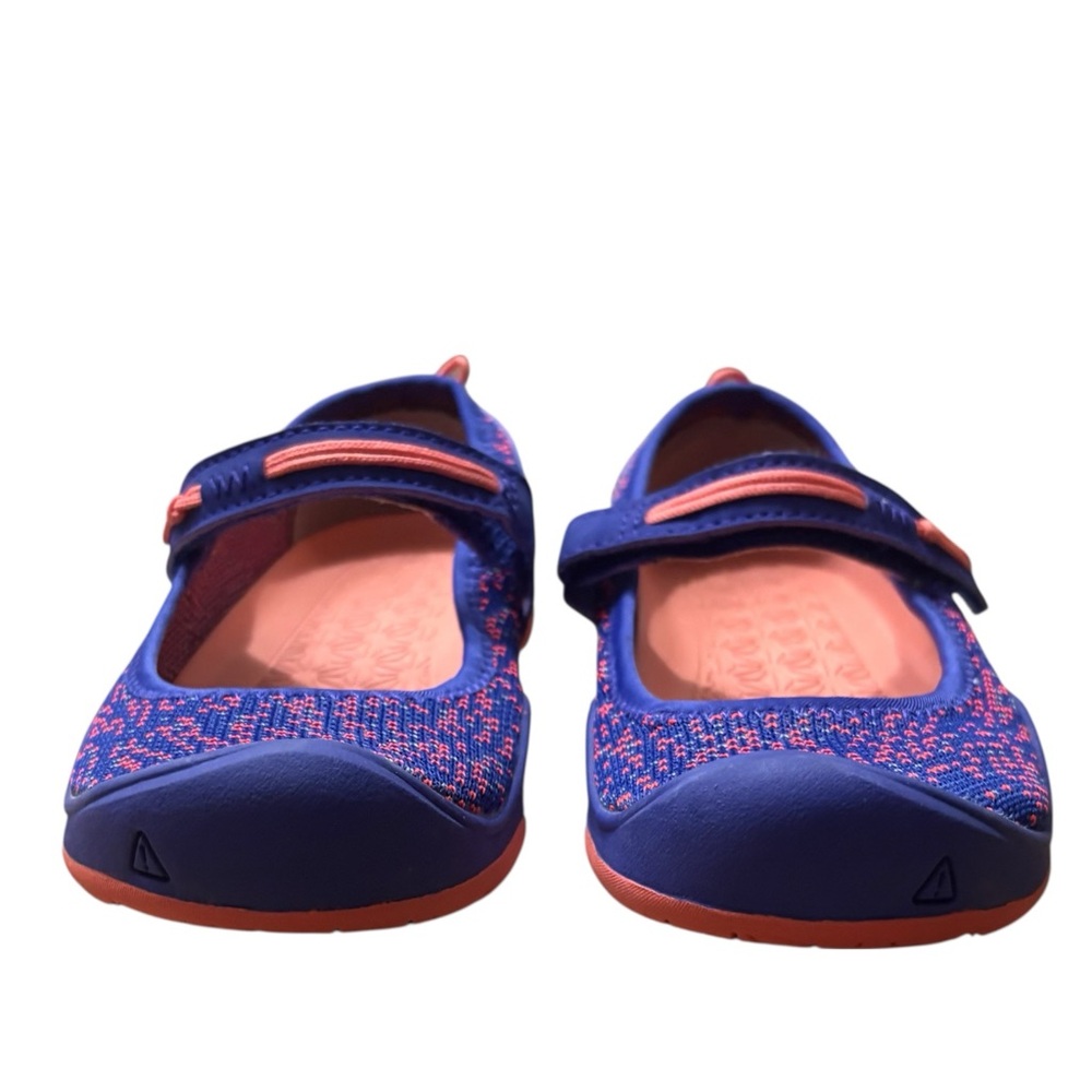 KEEN Baby Moxie Mary Jane Water Shoes in Royal Blue/Fusion Coral Size 2 - Picture 4 of 10